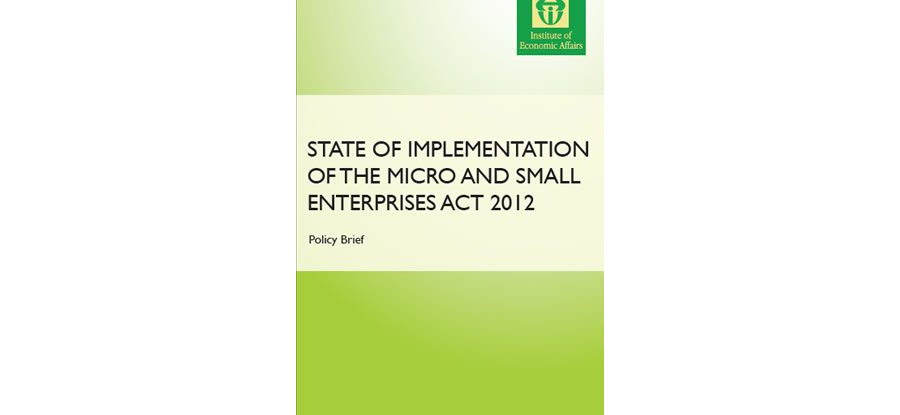 State of Implementation of the Micro and Small Enterprises Act 2012